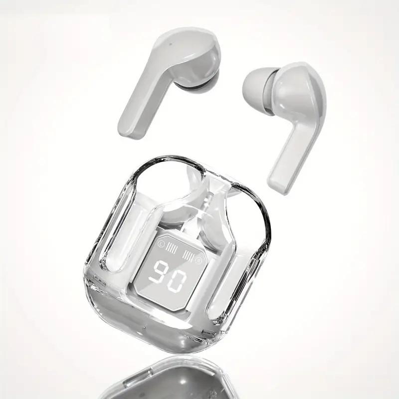 

JYL TS Transparent Headphones Youth Long Battery Plastic blast-off бронзового кольору