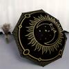 Golden Sun & Moon Circular Umbrella, Portable 3-Fold Umbrella for Men & Women,Christmas Gift ES179