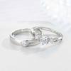 Minimally Open Mouth Couple Ring For Men And Women
