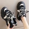 Women's dual mesh breathable Shoes New mid heel non slip soft sole shoe Thick soled casual Sneakers comfort female shoes