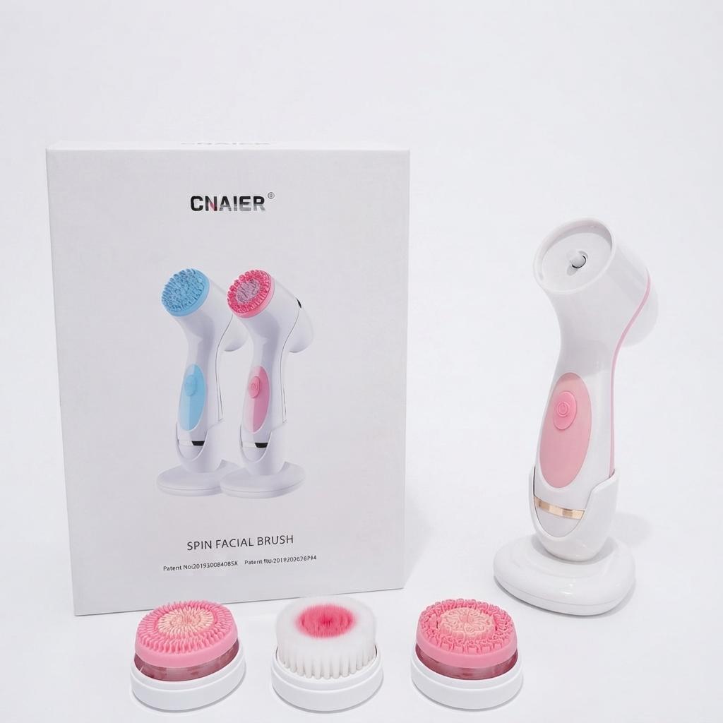Brosse faciale rotative CNAIER avec rotation bidirectionnelle pour un nettoyage en profondeur