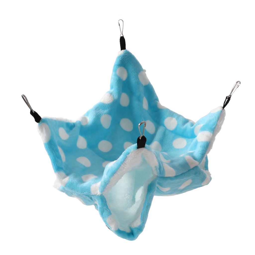 3 Lagen Kleintier Hängematte Sicher Weich Plüsch Warm Hängende Eichhörnchen Schlafsäcke für Hamster Frettchen Eichhörnchen