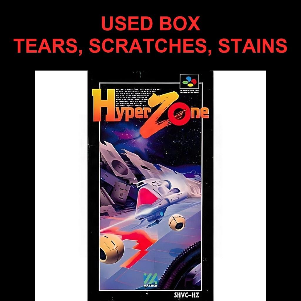 Used HyperZone SFC SNES Super Famicom SHVC-HZ Tested Working Nintendo Shooter HAL Laboratory NTSC-J Super Nintendo Cartridge