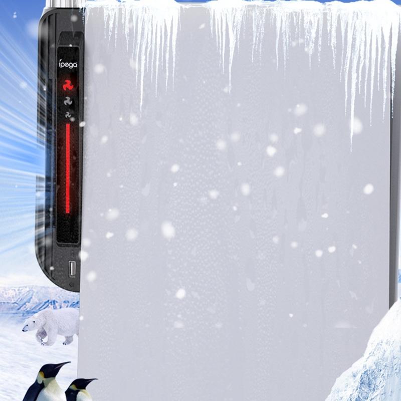 3 Gears Cooling Fan Cooler For   Game Console Accessories Ventilation Refrigeration Support with USB Port