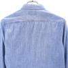RRL One Star Long sleeve Chambray shirt XS RALPH LAUREN Chin Strap Men's Used