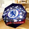 Football Club Emblem lion Umbrella 8-Frame for Travel, camping, Casual Lightweight Portable Umbrella, Essential for every family Holidays Gift