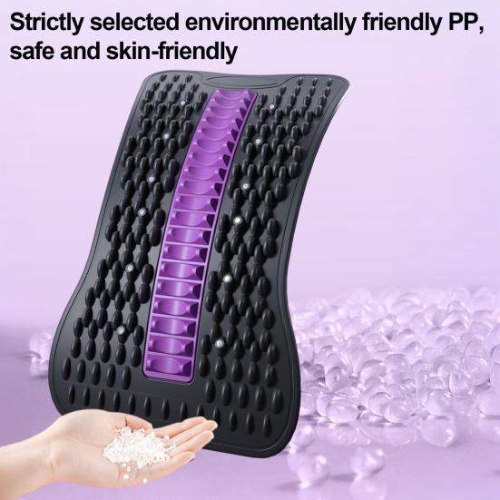 Ergonomic Back Stretcher Waist Trainer Spine Decompressor Lower Back Pain Relief Massager Lumbar Back Cracker Board Stretching Device