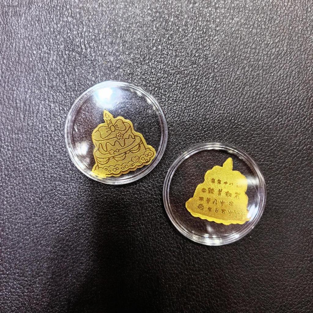 Gold Mobile Phone Sticker 999 Pure Gold - Prosperity & Wealth Charm Gift