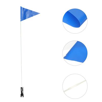 Reflective Flagpole with Kids' Bicycles Safety for Bike Accessories Polyester Tail Triangular Cycling Child High Visibility