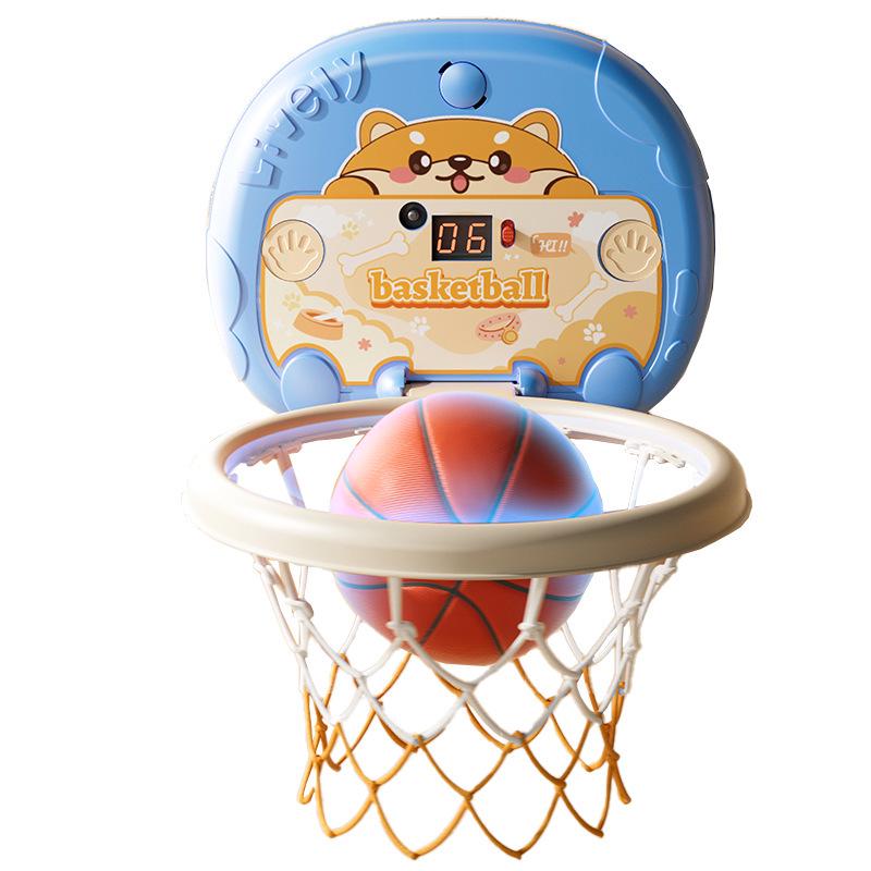Çocuklar İçin Katlanabilir İç Mekan Basketbol Potası ve Oyuncak Saklama Seti