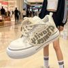 Joint Woody denim American big head shoes women's new casual board shoes platform heightening bread shoes