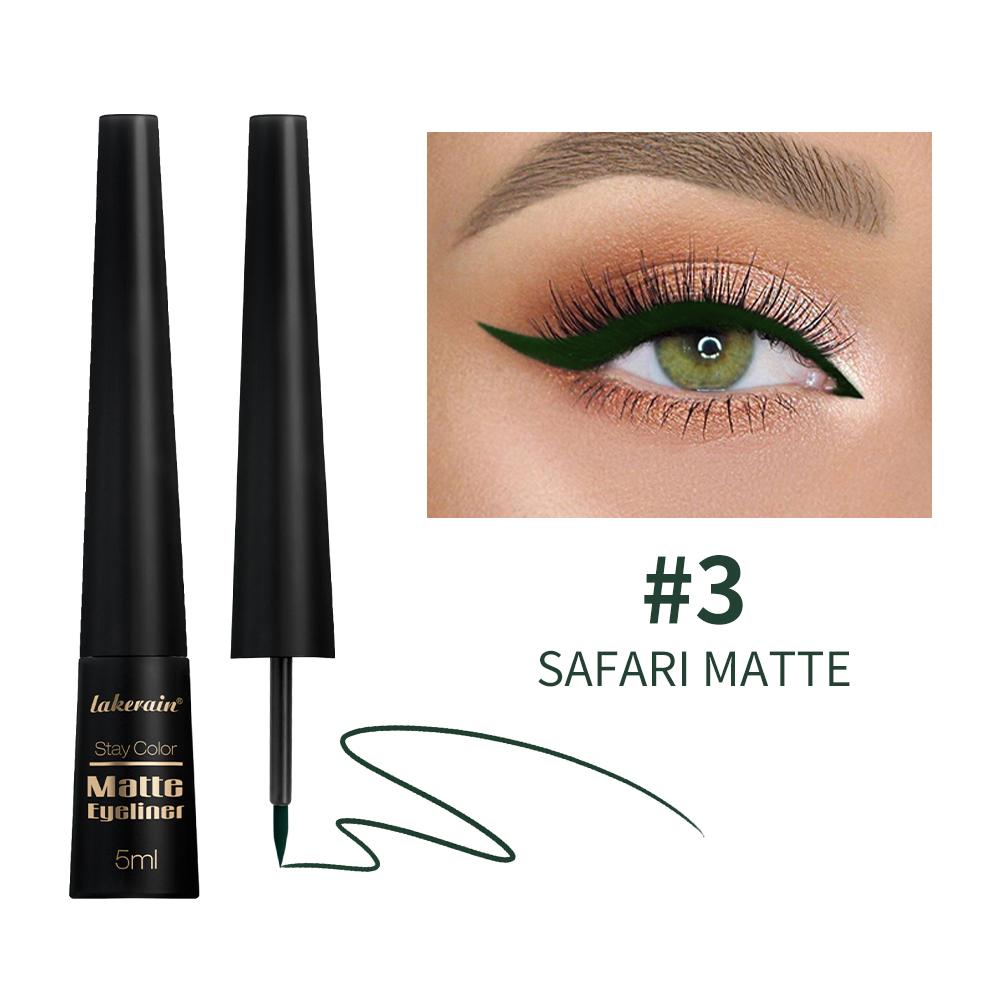Matte Liquid Eyeliner Matte Eyeliner Waterproof and Sweat-Proof Non-Smudge Liquid Eyeliner Smooth Liquid Eyeliner