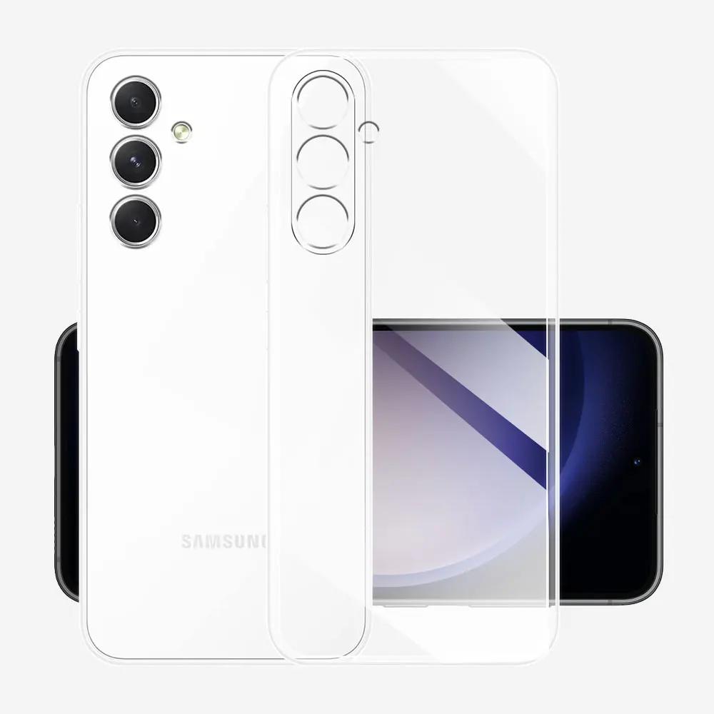 For Samsung S24 Plus Case Clear Soft Silicone TPU Phone Case Back Cover For Samsung Galaxy S24 Coque For Samsung S24 Ultra Funda