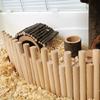 Kleines Hamsterversteck Holz Kletterhaus Röhrenhütte Sicher für Kleintiere