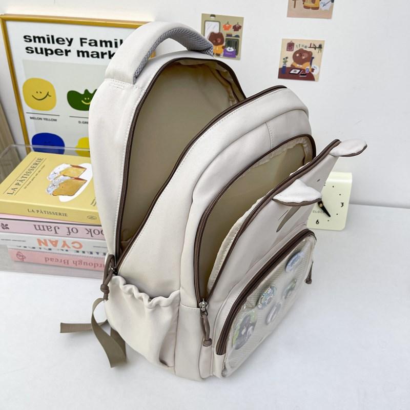 Backpack New Elementary School Bag Cartoon Lightweight Ridge Backpack Large Capacity