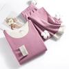 1Set Women's Thermal Underwear Set Seamless Thick Double Layer Warm Lingerie Winter Long Sleeve Bottoming Thermal Clothing Sets