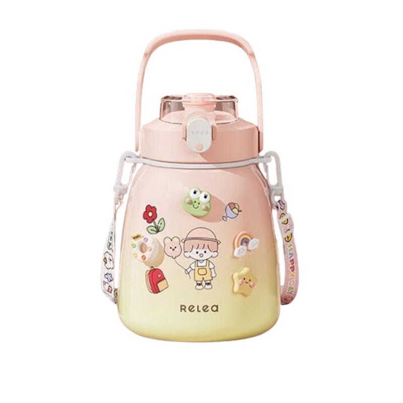 Wushengwu Little Chubby Girl 316L Stainless Steel Thermos Cup