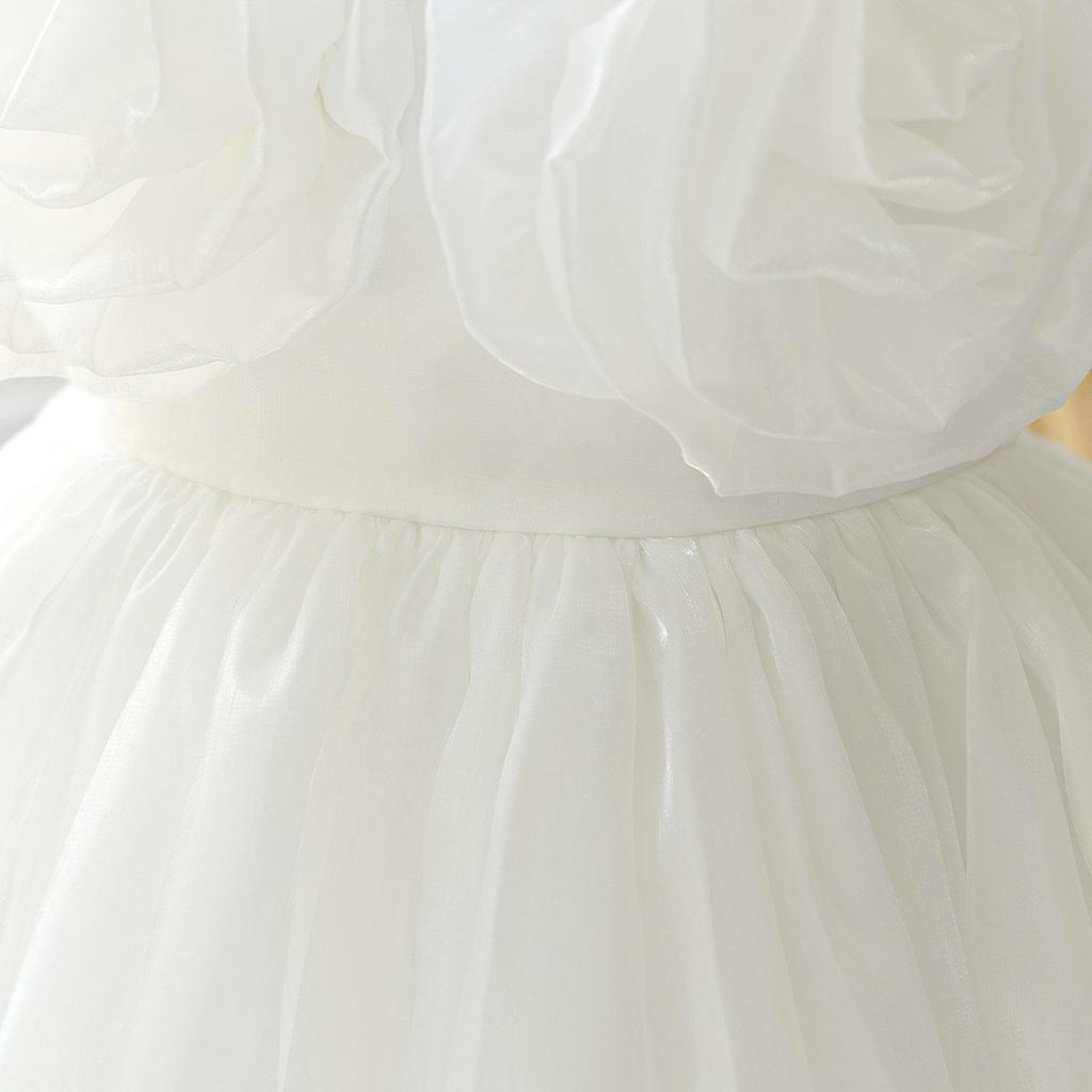 New Arrival Girls' Formal Party Princess Dress - Fluffy Mesh Skirt with Flowers