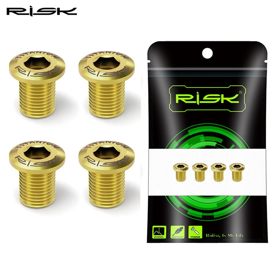 

Road Bike Chainring Bolt Titanium Alloy 105 UT R8170 DA9000 R9270 Compatible Complete Set Lightweight Durable woohoo золотистий