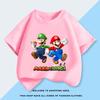 Super Mario Brothers Mens and Womens Clothing Short Sleeve New Tshirt Half Sleeve Summer Top Stylish Childrens Clothing