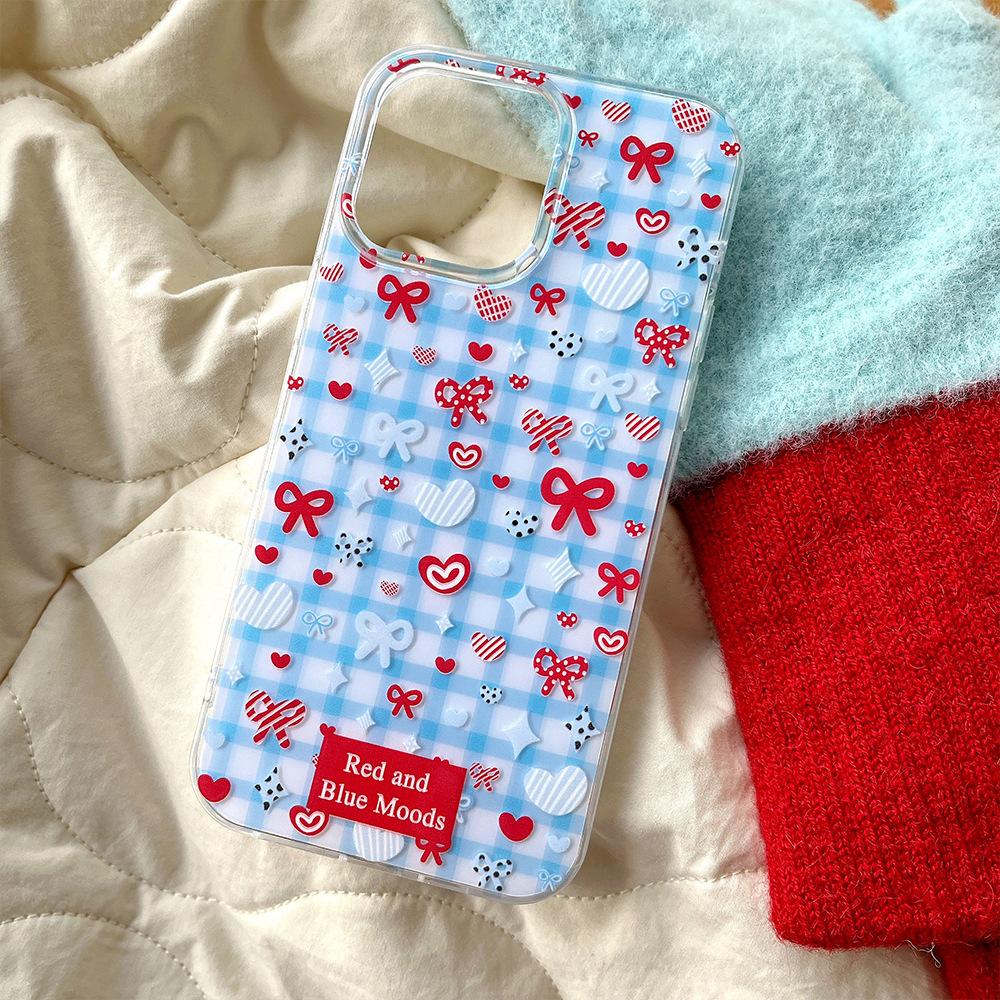 

Double layered Apple 16 Mobile Phone Case for Girls High End Iphone15pro Protective Case 14 Soft Border 13 Apple 16