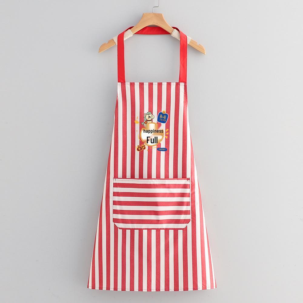 Women s Festive Red Waterproof Apron for Kitchen & Catering – Oil-proof Waist Apron for New Year s Celebrations One size fits 80-180 jin