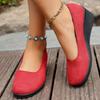 Fashion Comemore Spring Autumn Solid Colour Shallow Mouth Single Shoes for Women Casual Suede Soft Bottom Wedges Heel Women's Shoes