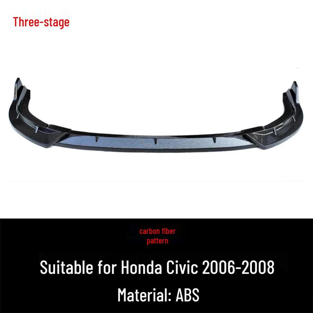 2006-2011 8th Gen Honda Civic Front Lip Bumper Body Kit Modification