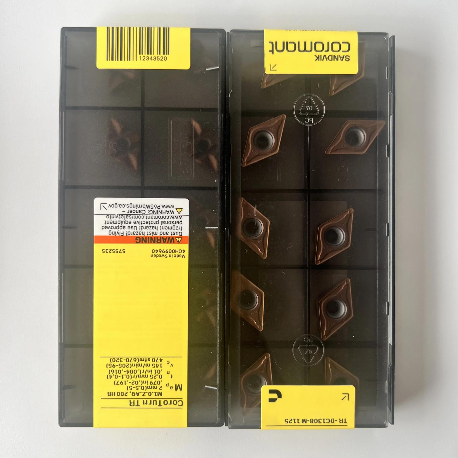 

SANDVIK / TR-DC1308-M 1125 / Industrial indexable Carbide Inserts 10 Pcs