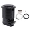 Push Button Latch Embedded Type Enhanced Security Keyless Cabinet Lock for RVs Yachts Motorhomes Caravans Black