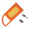 Air Filter for BR500 BR550 BR600 42821410300B 1403 Spark Plug Fuel