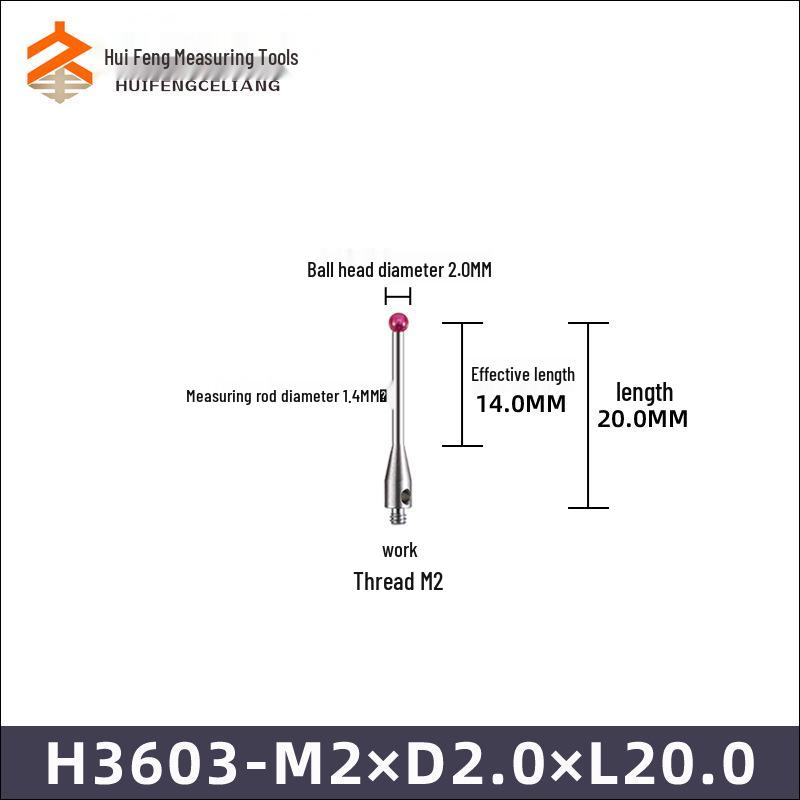 3D Ruby Stylus CNC Three-Coordinate Measuring Probe Replacement