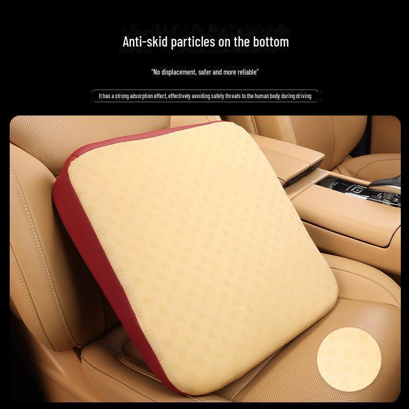 Elevated Driver's Seat Cushion for Learner Drivers - Thickened Design for Women