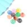 50Pz 14X8mm Perline Acriliche Multicolore Alta Qualità Foro Grande Perline Distanziatrici Sfuse Per Gioielli Fai da Te Braccialetti Collane Accessori