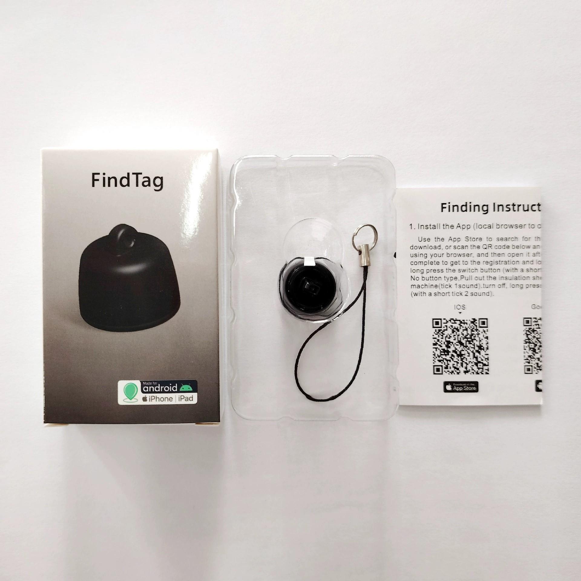 

Умный мини водонепроницаемый локатор P23 для Android Apple трекер позиционирования для предотвращения потери питомца чёрный