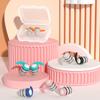 1 Pair Silicone Earplug Waterproof 3 Layers Swimming Ear Plugs Reduction Soundproof with Storage Box for 5-12 Year Old Children