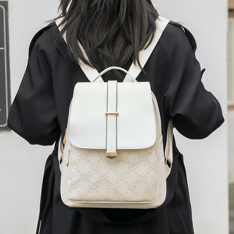 PU Damen Rucksack Studenten Schultasche Reise Rucksack