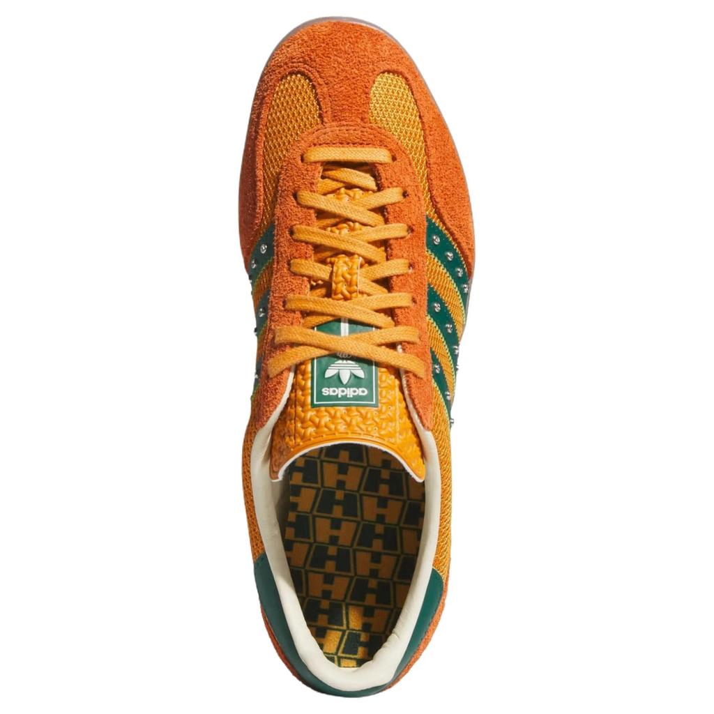 adidas Gazelle Indoor Hardies Rust Orange Unisex Sneakers Green Gum KI7011