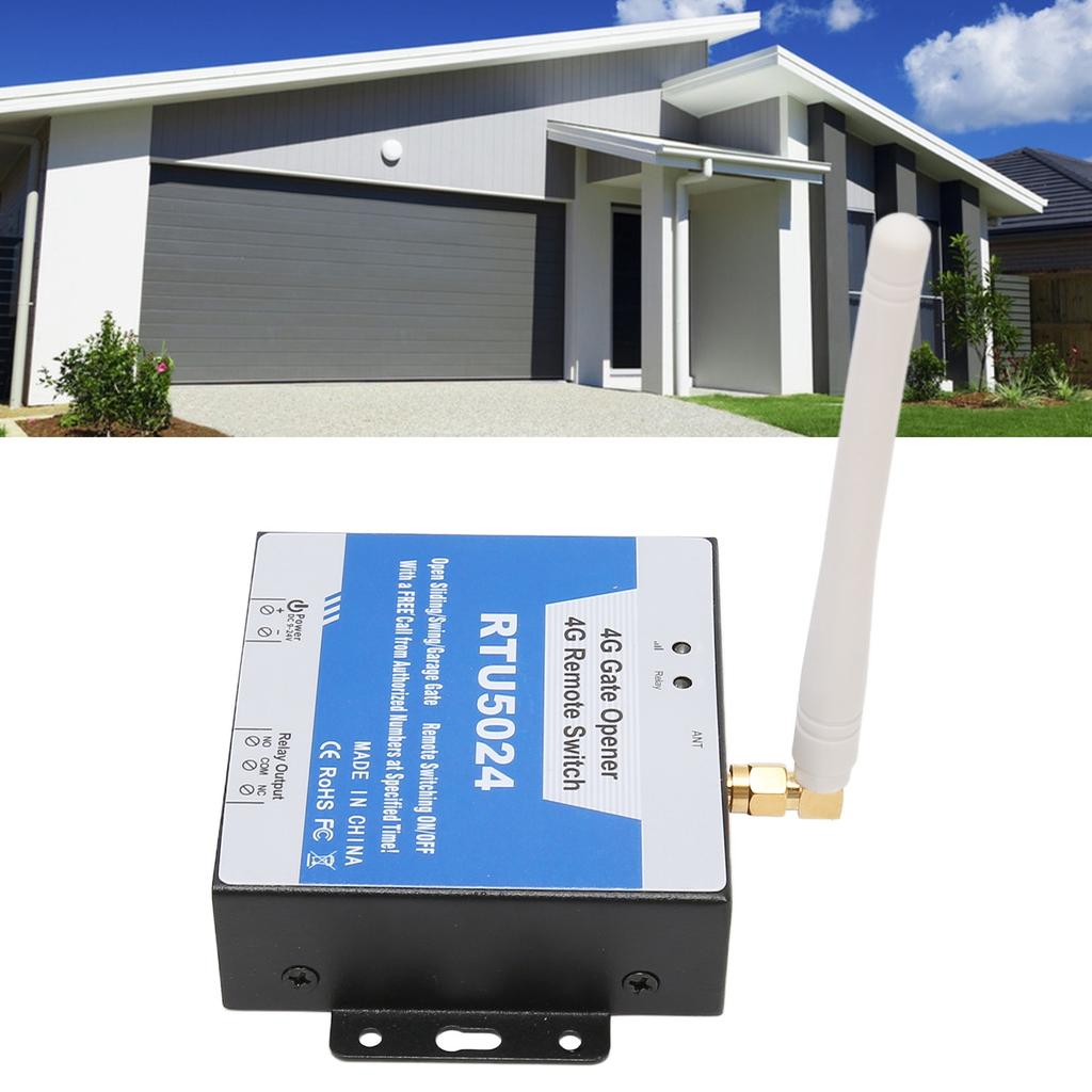Gate Opener RTU5024 4G SMS Smart Alarm Smart ID Recognition WiFi Remote Controller Remote Control Gate Opener