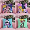 P-Panty & Stocking with Garterbelt Pillow Case Short Plush Double-Sided Printing Home Machine Washable In Winter Cushion Cover