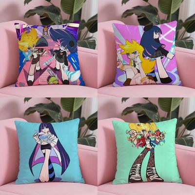 P-Panty & Stocking with Garterbelt Kissenbezug Kurzer Plüsch Doppelseitiger Druck Zuhause Maschinenwaschbar im Winter Kissenbezug