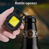 Mini LED Taschenlampe Schlüsselanhänger Licht USB Wiederaufladbare Taschenlampe Arbeitslicht Multifunktionale Tragbare COB 90 ° Drehung Campinglaterne 1000LM Flutlicht