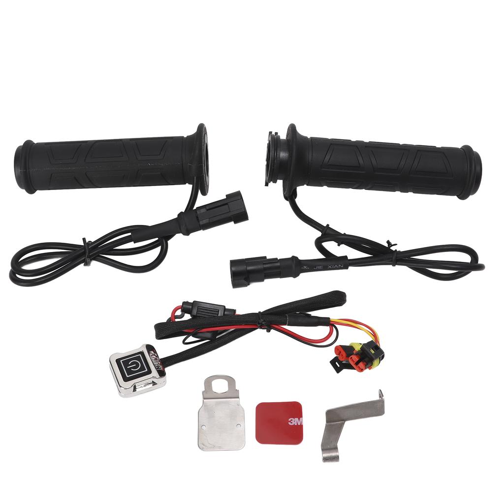 Motorrad Heizgriff 22mm 3 Stufen Einstellbare Temperatur Lenkergriffwärmer