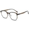 Japanese Ultralight Full-Rim Anti-Blue Light Glasses - Non-Prescription, Prescription-Friendly Frames for Men and Women (Model 9906)