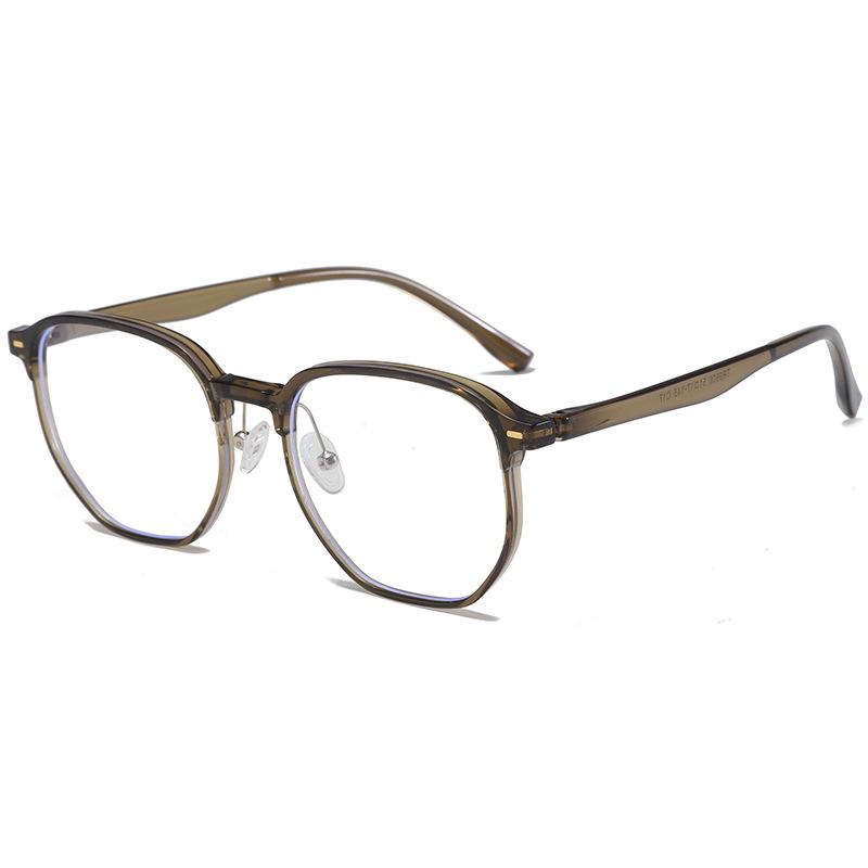 Japanese Ultralight Full-Rim Anti-Blue Light Glasses - Non-Prescription, Prescription-Friendly Frames for Men and Women (Model 9906)