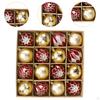 16 Pieces Christmas Ball Ornaments Hanging Crafts Charm Pendants Xmas Decorations for