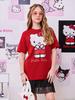 2026 Hello Kitty Tee soft cotton short sleeve crew neck cute print lightweight summer top for Women daily casual wear