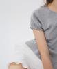 Nyuluki Balloon Sleeve T-Shirt_Melange Gray
