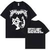 Rapper Destroy Lonely Alyx Baskılı Tişört Unisex Oversize Pamuklu Kısa Kollu Tişörtler Unisex Hip Hop Rap Tarzı Tişört Unisex Sokak Tişörtü