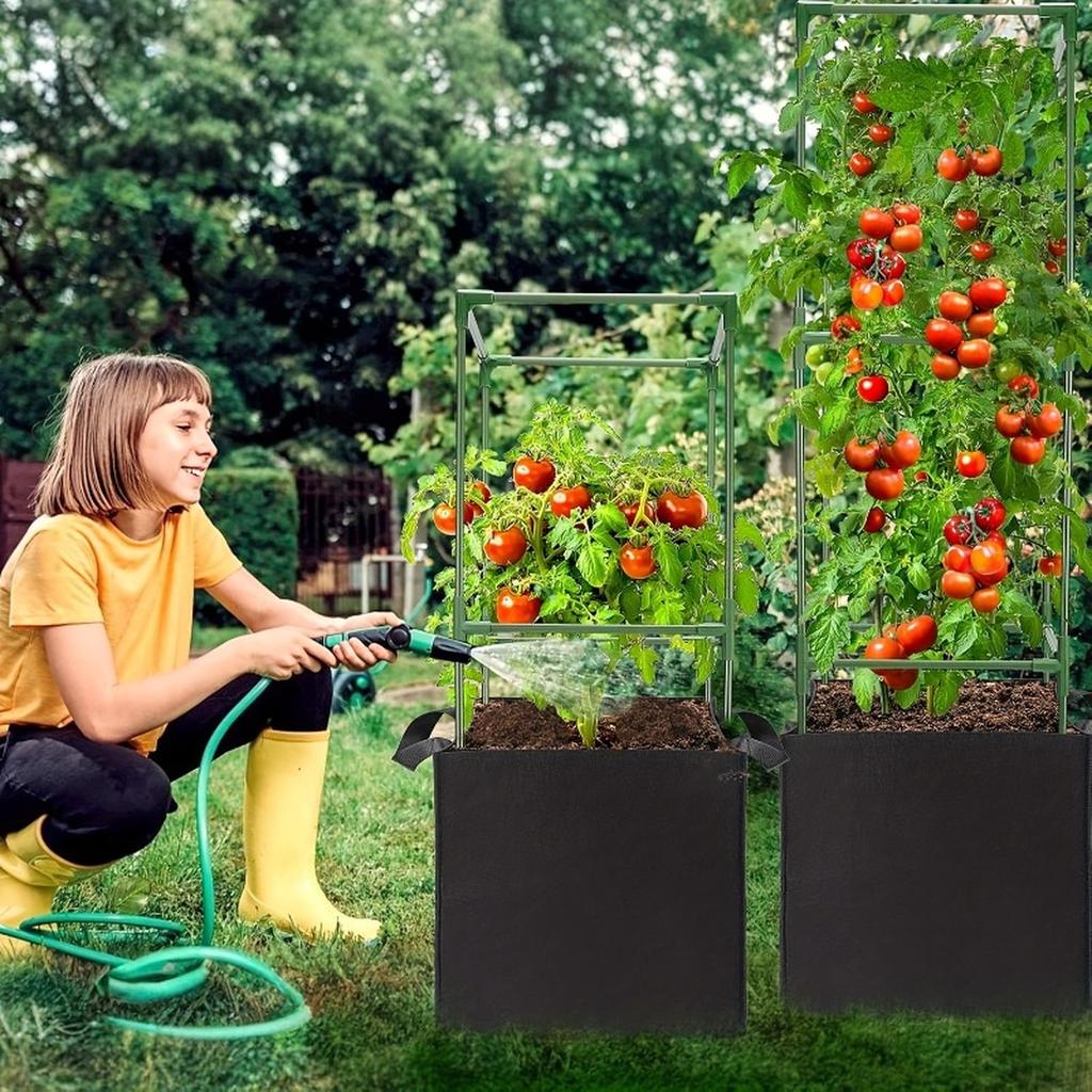 3-Pack 26.5L Breathable Gardening Bags Lightweight, For Indoor And Outdoor Getables And Flowers • Traditional , Non-Woven Material